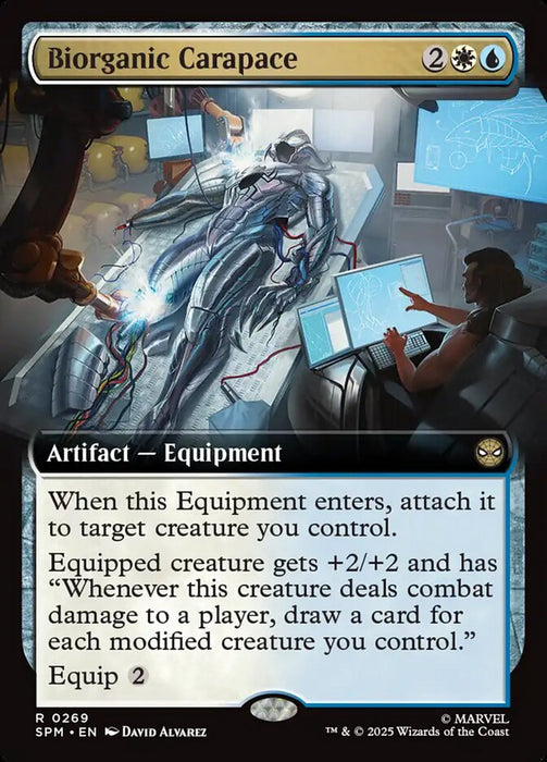 Biorganic Carapace - Extended Art (Foil)