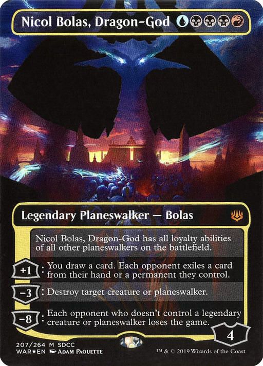 Nicol Bolas, Dragon-God - Borderless - Full Art