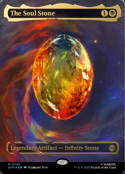 The Soul Stone - Textless - Borderless - Full Art - Legendary (Foil)