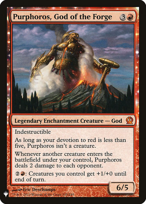 Purphoros, God of the Forge - Enchantment