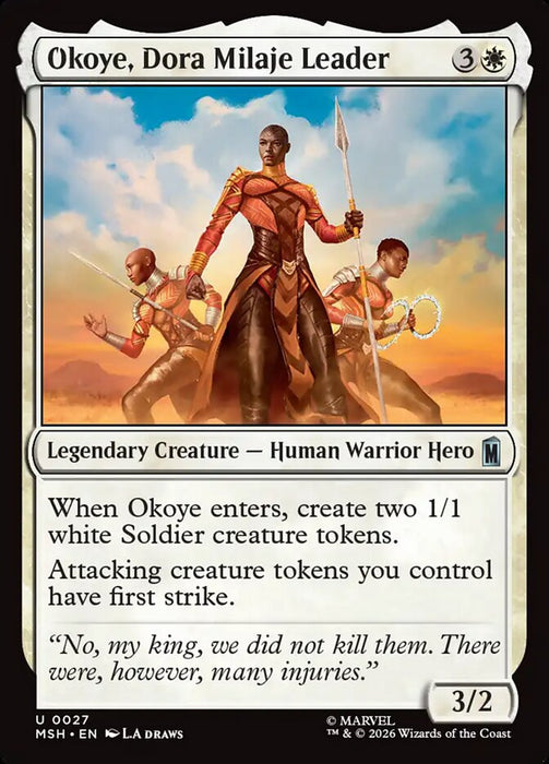 Okoye, Dora Milaje Leader - Legendary (Foil)