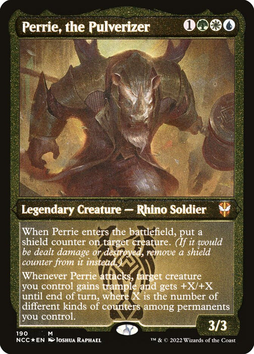 Perrie, the Pulverizer - Etched - Inverted - Legendary - Etched (Foil)