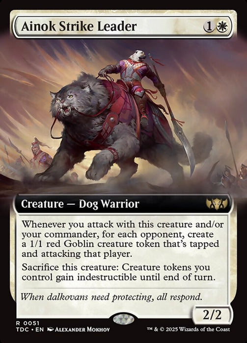 Ainok Strike Leader - Extended Art