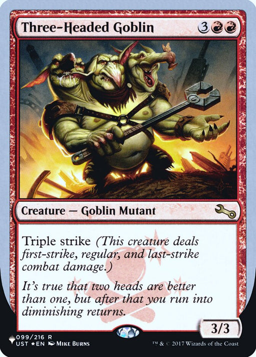 Three-Headed Goblin (Foil)
