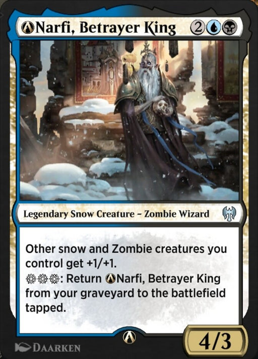 A-Narfi, Betrayer King - Legendary - Snow