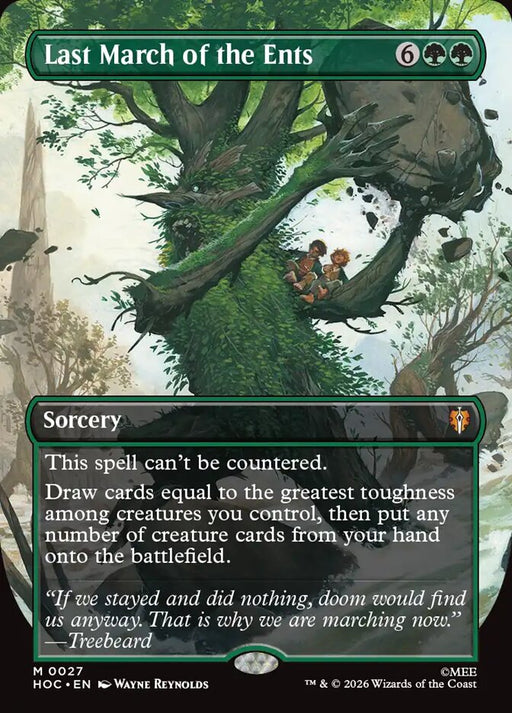 Last March of the Ents - Borderless (Foil)