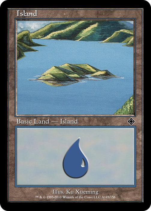 Island - Retro Frame