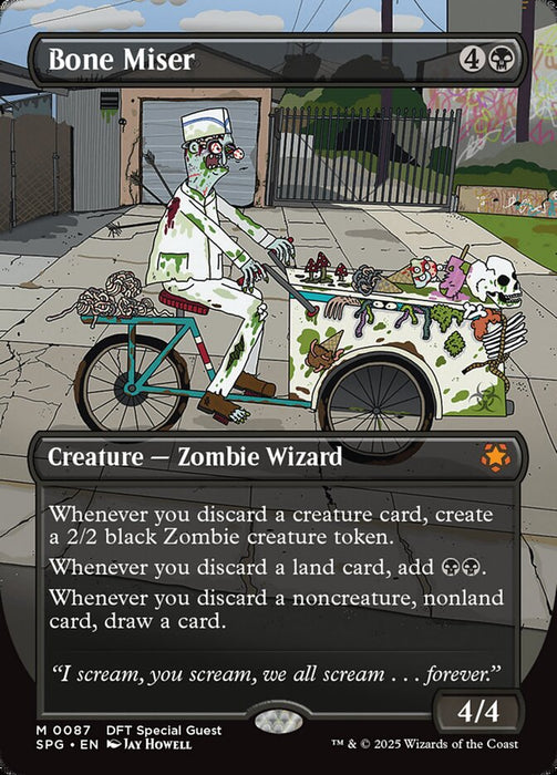 Bone Miser - Borderless - Full Art - Inverted