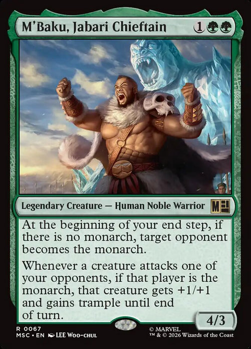 M'Baku, Jabari Chieftain - Legendary - Surge Foil (Foil)