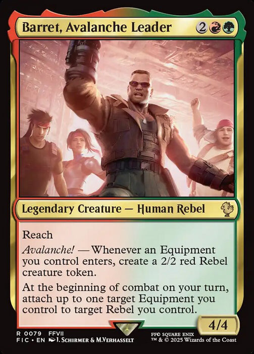 Barret, Avalanche Leader - Legendary - Surge Foil (Foil)