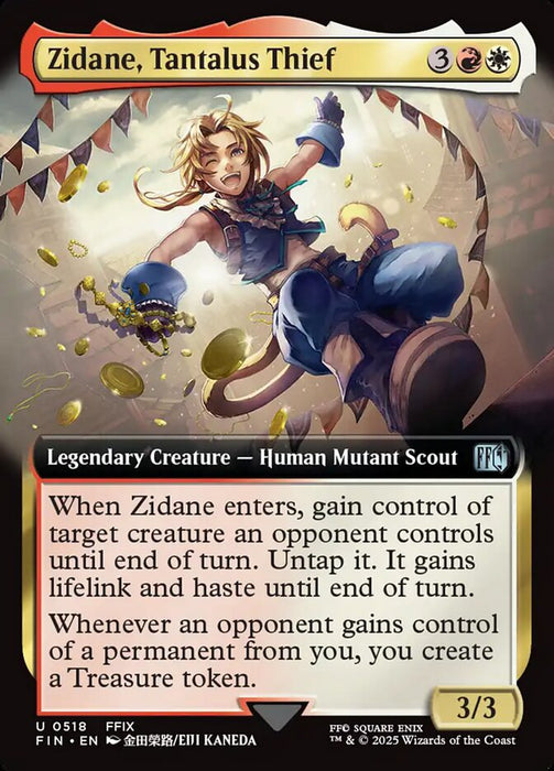 Zidane, Tantalus Thief - Extended Art - Legendary