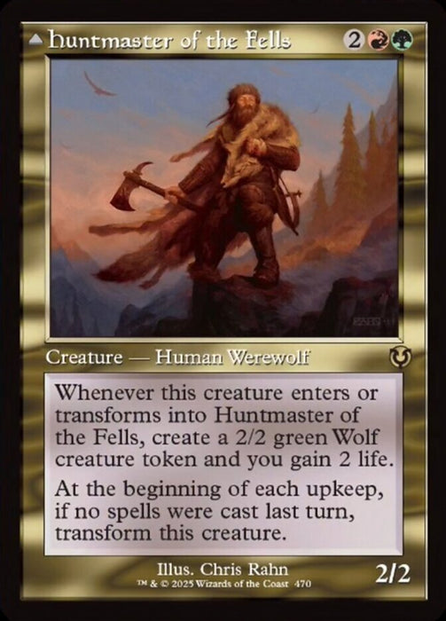 Huntmaster of the Fells // Ravager of the Fells - Retro Frame (Foil)