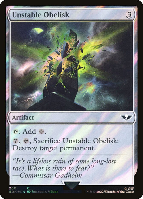 Unstable Obelisk - Surge Foil (Foil)
