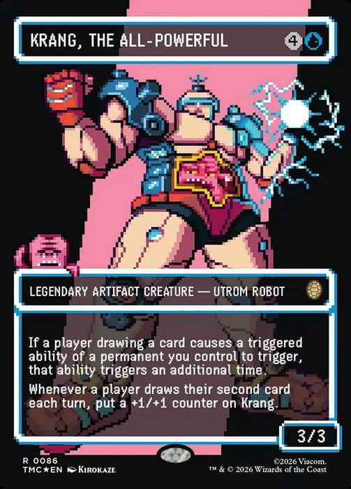 Krang, the All-Powerful - Borderless - Full Art - Inverted - Legendary (Foil)