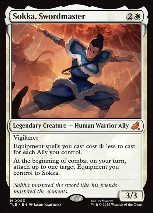 Sokka, Swordmaster - Legendary