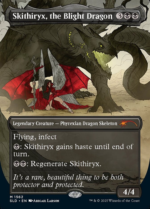 Skithiryx, the Blight Dragon - Borderless - Full Art - Legendary