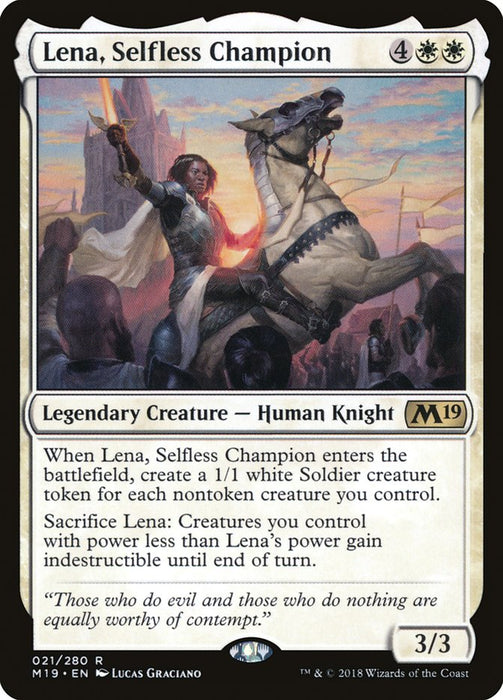 Lena, Selfless Champion - Legendary