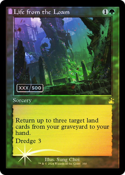 Life from the Loam - Retro Frame - Tombstone (Foil)