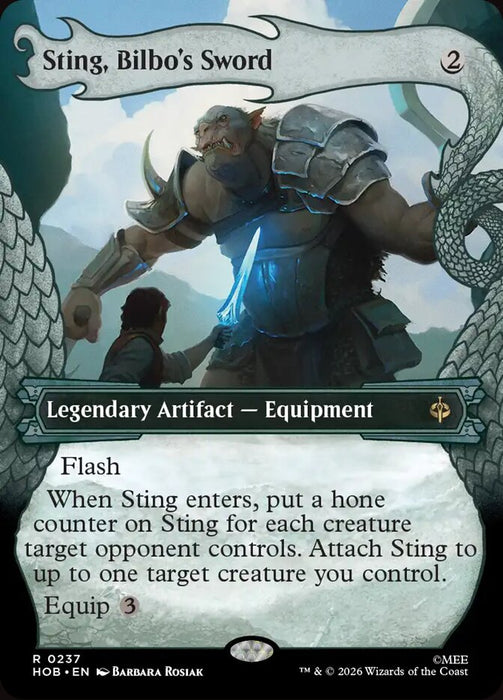 Sting, Bilbo's Sword - Borderless - Showcase