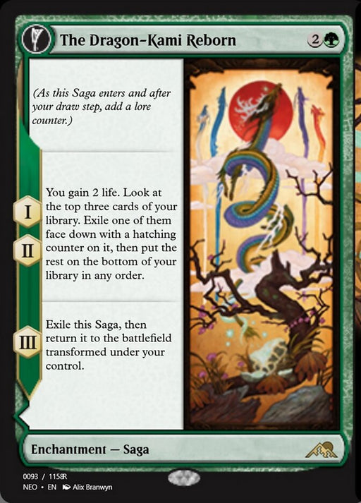 The Dragon-Kami Reborn // Dragon-Kami's Egg - Enchantment (Foil)