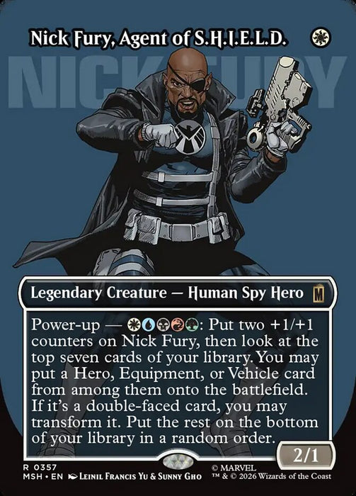 Nick Fury, Agent of S.H.I.E.L.D. - Borderless - Inverted - Legendary