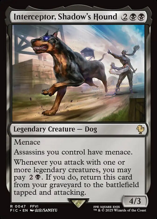 Interceptor, Shadow's Hound - Legendary - Surge Foil (Foil)