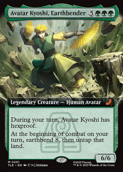 Avatar Kyoshi, Earthbender - Extended Art - Legendary