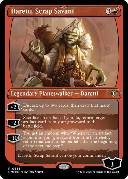 Daretti, Scrap Savant - Etched - Inverted - Etched (Foil)