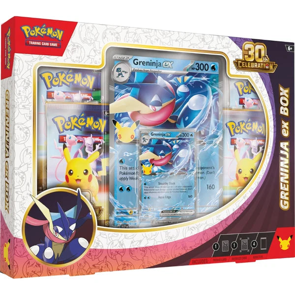 POKEMON 30th Celebration EX Box - Greninja EX