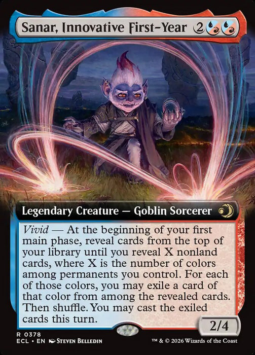 Sanar, Innovative First-Year - Extended Art - Legendary (Foil)