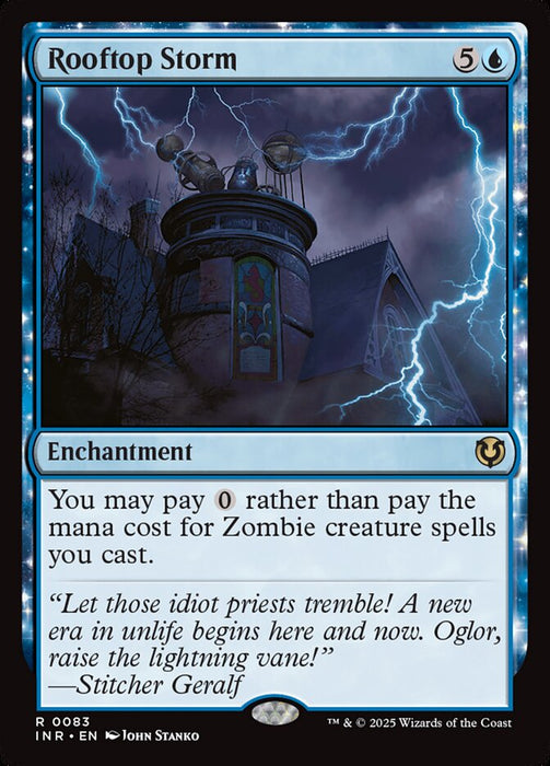 Rooftop Storm - Enchantment