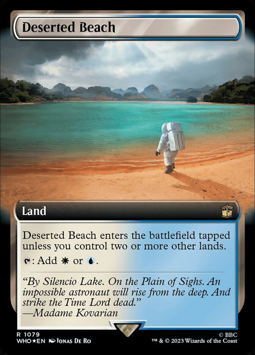 Deserted Beach - Extended Art - Surge Foil (Foil)