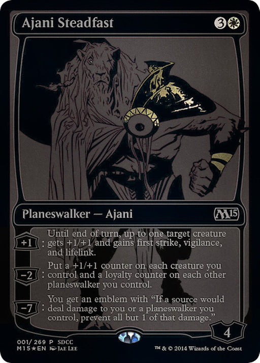 Ajani Steadfast - Inverted (Foil)
