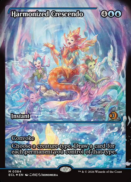 Harmonized Crescendo - Full Art - Inverted - Showcase (Foil)