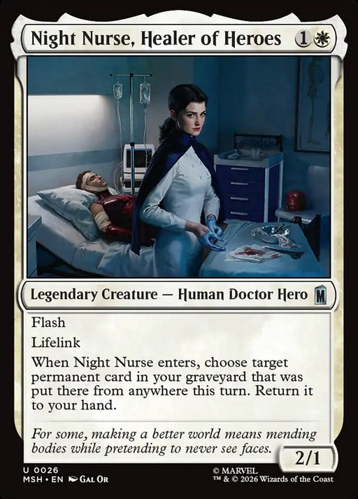 Night Nurse, Healer of Heroes - Legendary (Foil)