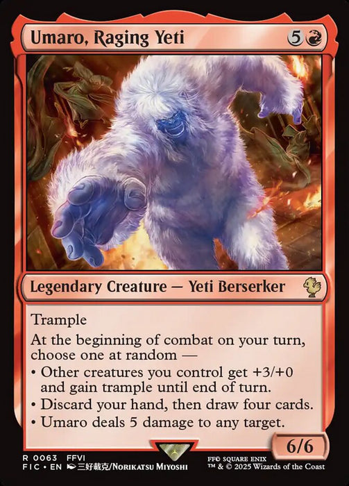 Umaro, Raging Yeti - Legendary - Surge Foil