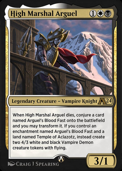 High Marshal Arguel - Legendary