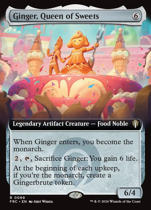 Ginger, Queen of Sweets - Extended Art