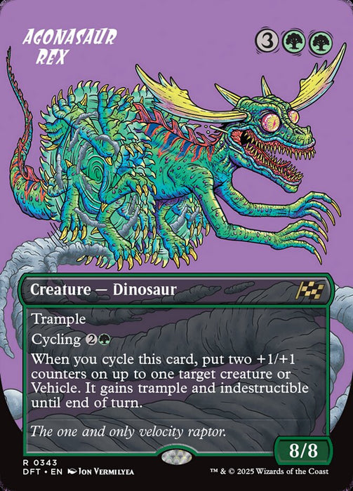 Agonasaur Rex - Borderless - Inverted (Foil)