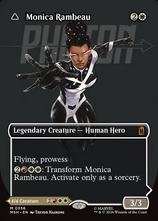 Monica Rambeau // Photon, Living Light - Borderless - Inverted - Legendary (Foil)