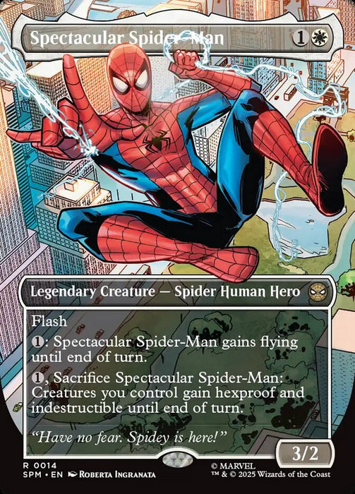 Spectacular Spider-Man - Borderless - Full Art - Fullart - Inverted - Legendary (Foil)