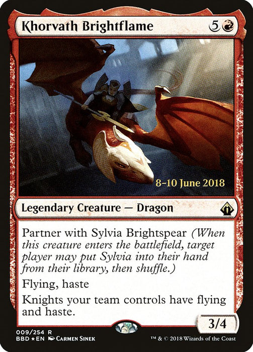 Khorvath Brightflame - Legendary (Foil)