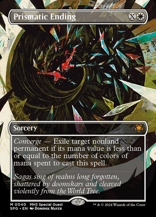 Prismatic Ending - Borderless - Full Art - Inverted