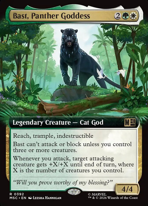 Bast, Panther Goddess - Extended Art - Legendary