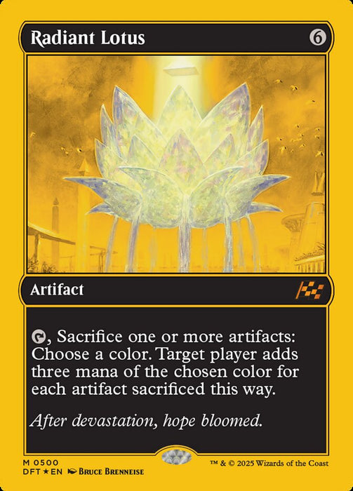 Radiant Lotus - Inverted (Foil)