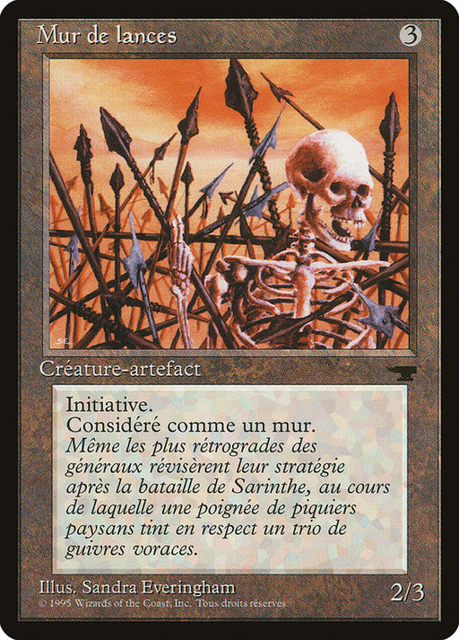 Mur de lances - Wall of Spears