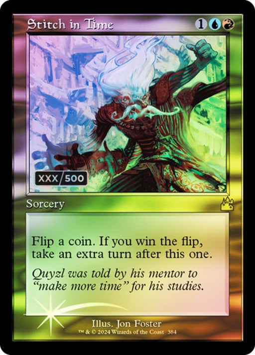 Stitch in Time - Retro Frame (Foil)