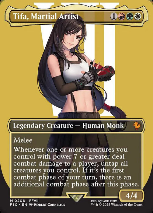 Tifa, Martial Artist - Borderless - Full Art - Inverted - Legendary (Foil)