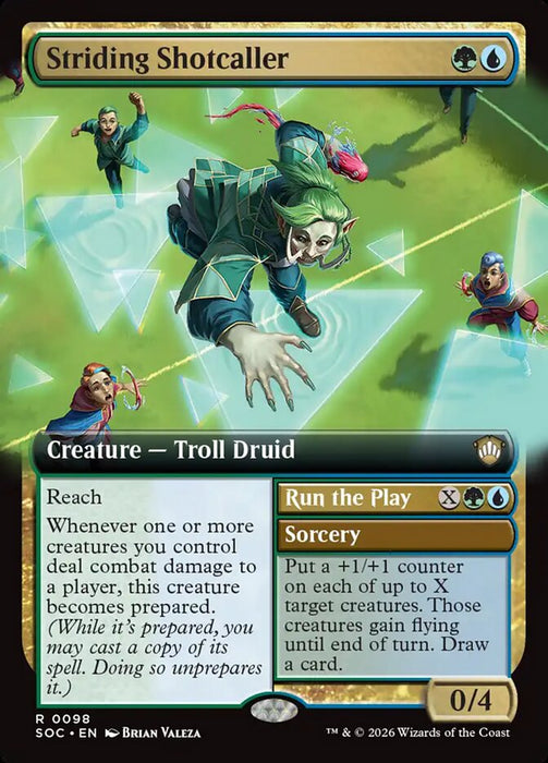 Striding Shotcaller // Run the Play - Extended Art