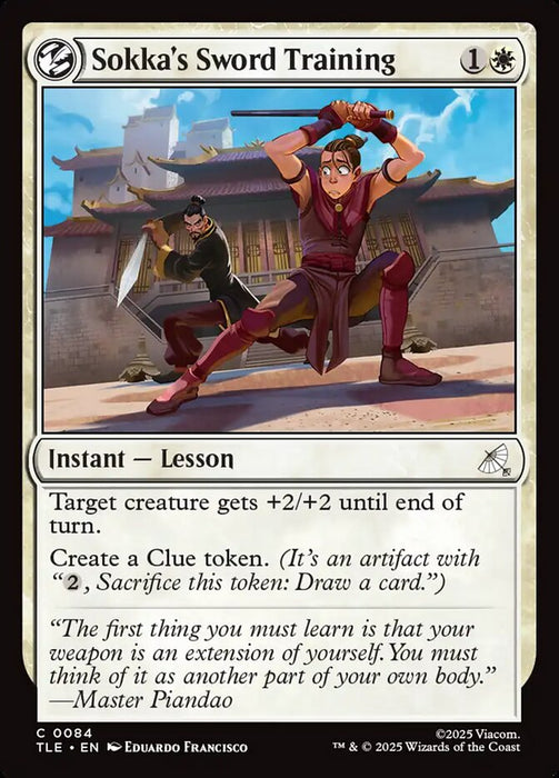 Sokka's Sword Training - Lesson